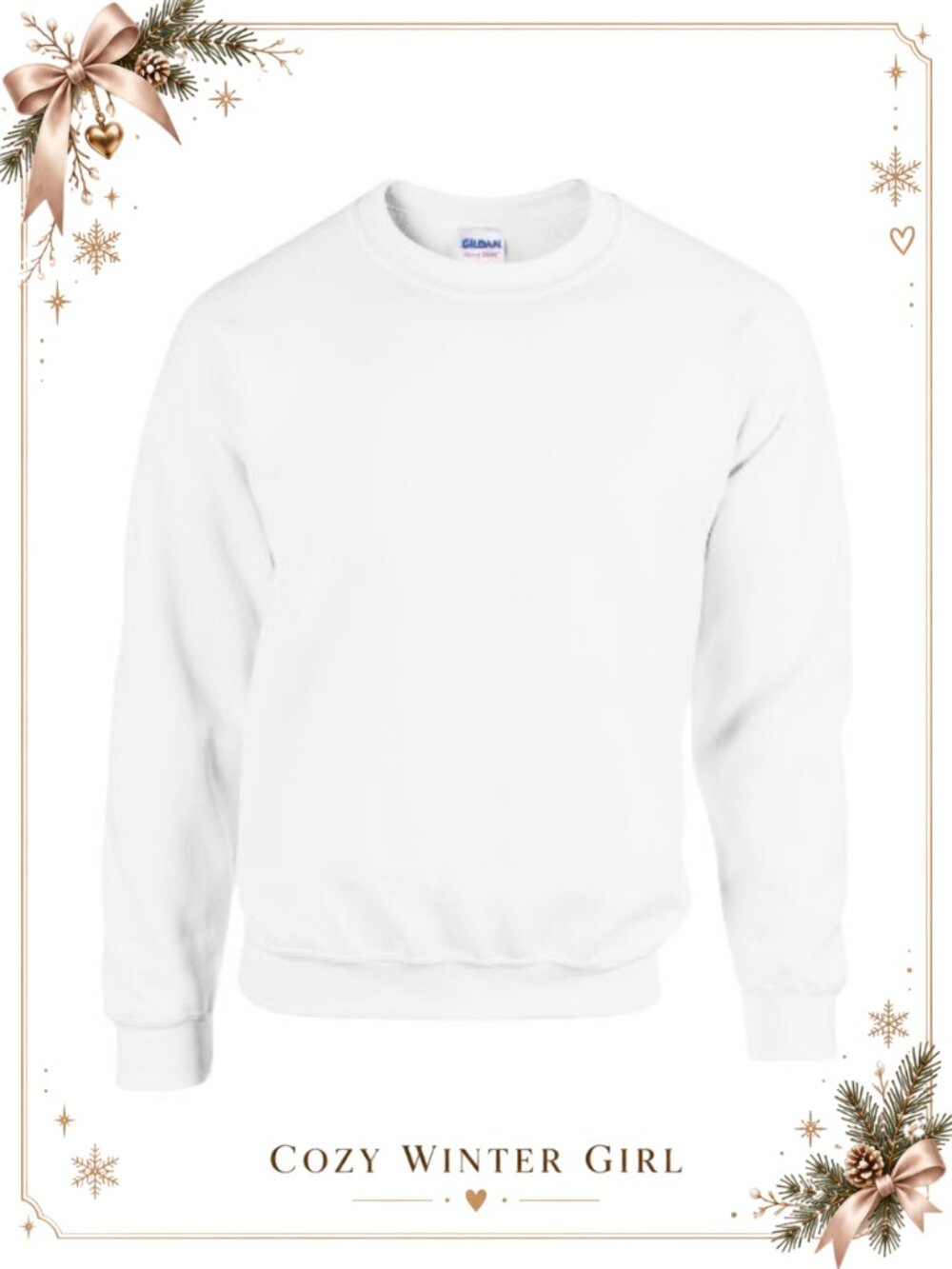 Softstyle Crewneck Sweatshirt Classic Fit Cotton Blend Pullover